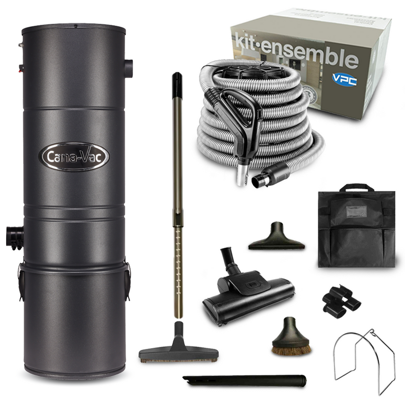 Chargez l'image dans la visionneuse de la galerie, Aspirateur central CanaVac CV787 avec turbine à air et ensemble d'air standard