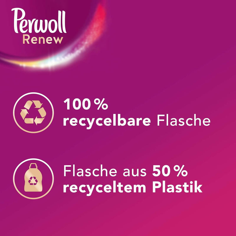 Load image into Gallery viewer, Perwoll Renew Blossom Rush Liquid Detergent, (24 Washes), Mild Detergent for Colours and Whites Wash, Colour Detergent Gives Intensive Freshness with Floral Scent