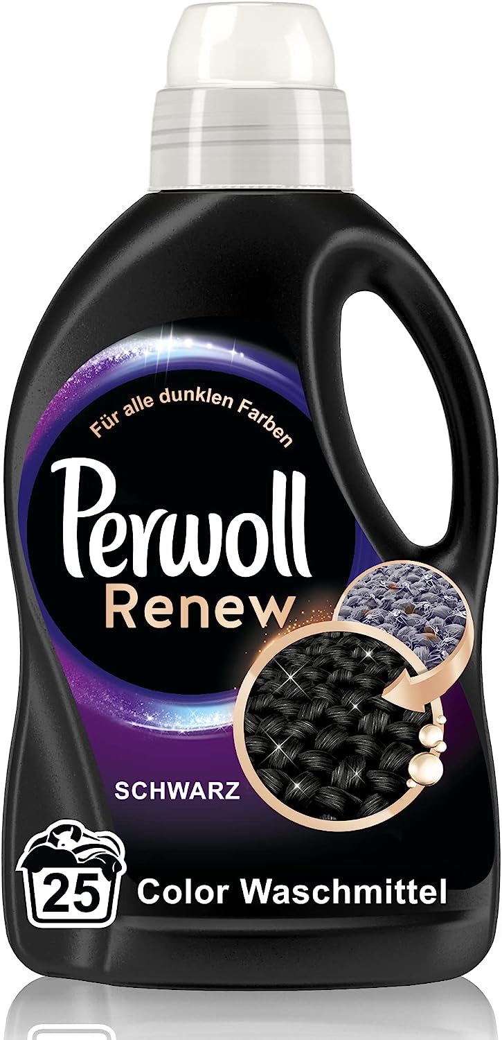 Perwoll Renew Black Liquid Laundry Detergent for Dark Clothes (25 Load