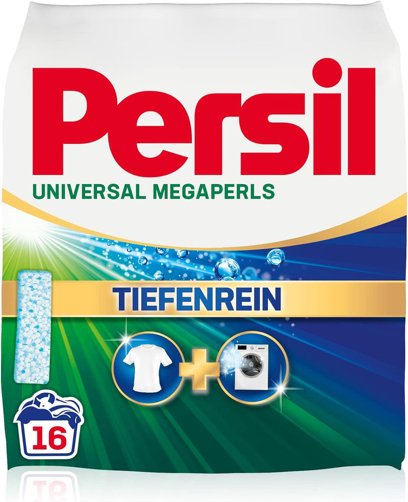 Load image into Gallery viewer, Persil Universal Megaperls Laundry Detergent Powder | Deep Clean - All-In-One Detergent - For Clean Laundry And Freshness For The Machine (16 Loads | 1.12 Kg)