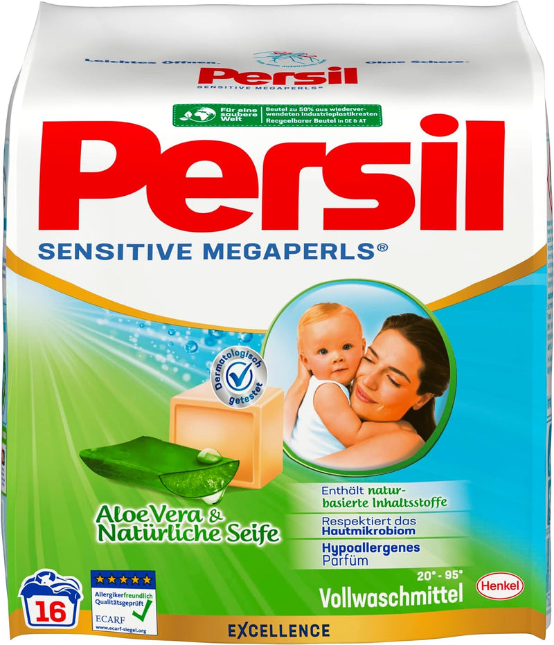 Chargez l'image dans la visionneuse de la galerie, Détergent à lessive Persil Sensitive MegaPerls HE