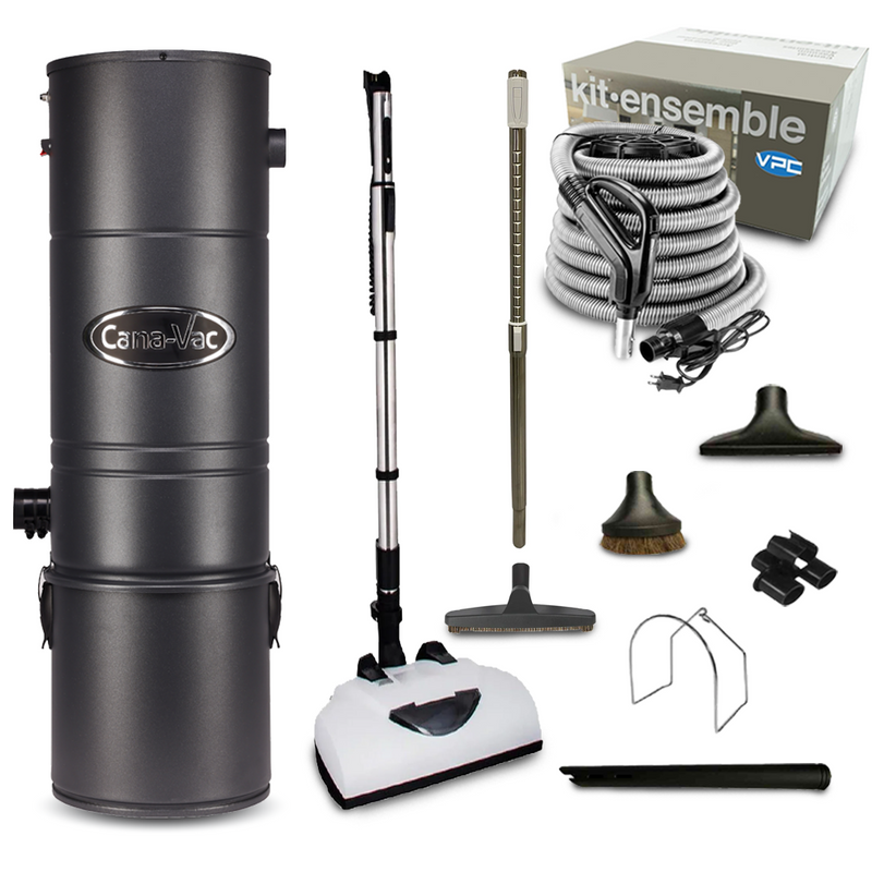 Load image into Gallery viewer, CanaVac ACAN70A Central Vacuum with Crush-Proof Hose and Deluxe Electric Package