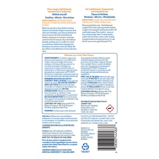 Attax ® Pro Foaming Glass Cleaner Aerosol - Sprayway - 19 oz (539 g)