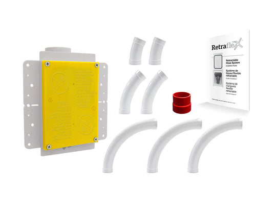 Cyclovac H725 Central Vacuum Cleaner with 2 Retraflex Retractable Hose Accessory Package