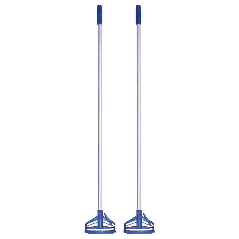 Chargez l'image dans la visionneuse de la galerie, VPC Commercial Aluminum Mop Handle with Quick Click Frame | 5' (1,5 m) - Blue (Pack of 2)
