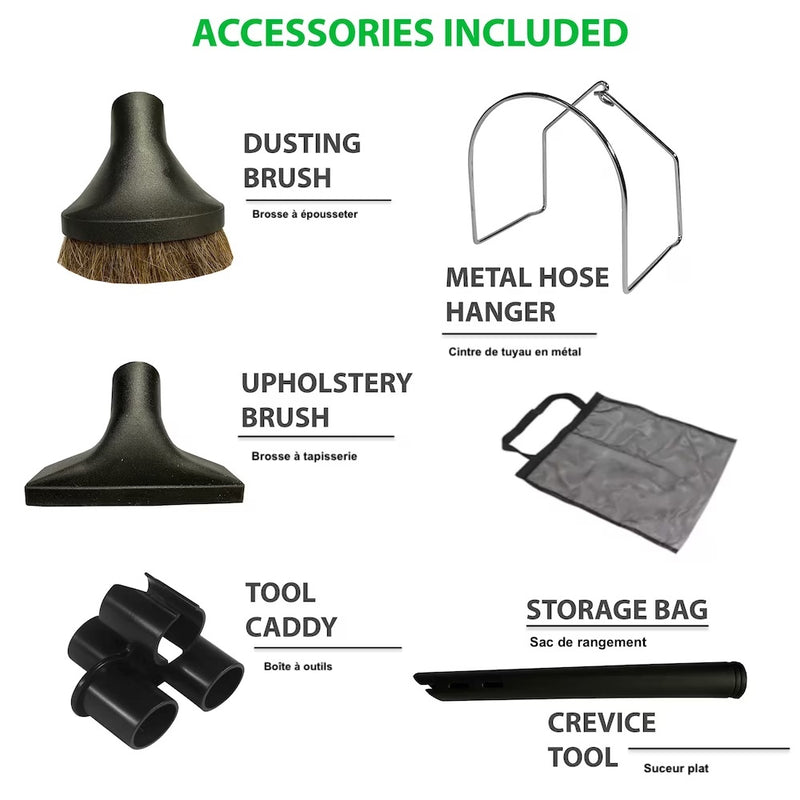 Chargez l'image dans la visionneuse de la galerie, VPC Central Vacuum Electric Power Nozzle Accessory Kit | Telescopic Wands With Deluxe Tool Set