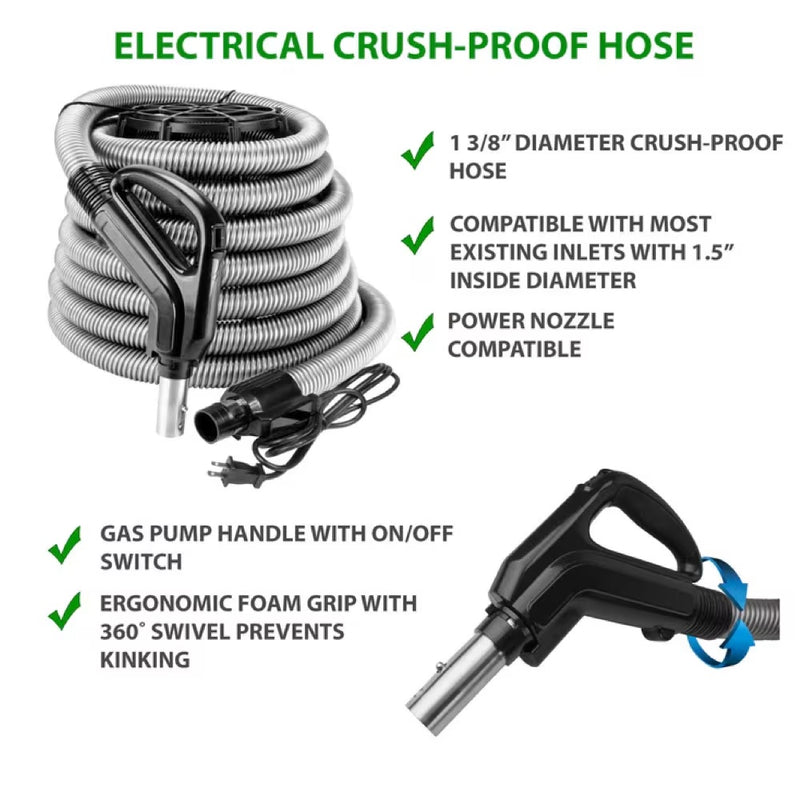 Chargez l'image dans la visionneuse de la galerie, VPC Central Vacuum Electric Power Nozzle Accessory Kit | Telescopic Wands With Deluxe Tool Set