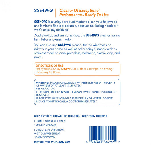 Attax ® Pro Rinse-Free Cleaner - for Laminated, Hardwood and Ceramic Floors - 1,06 gal (4 L) - Ready to Use