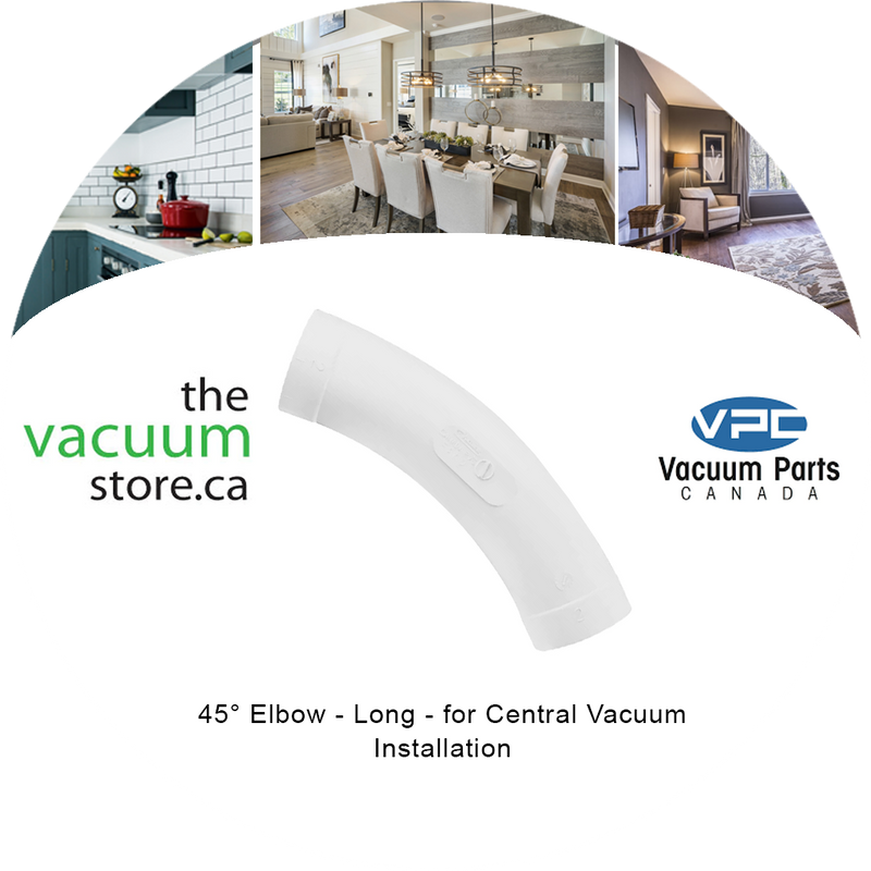 Load image into Gallery viewer, 45° Elbow - Long - for Central Vacuum Installation