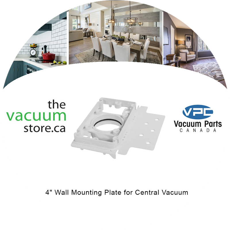 Load image into Gallery viewer, 4 inches   Wall Mounting Plate for Central Vacuum