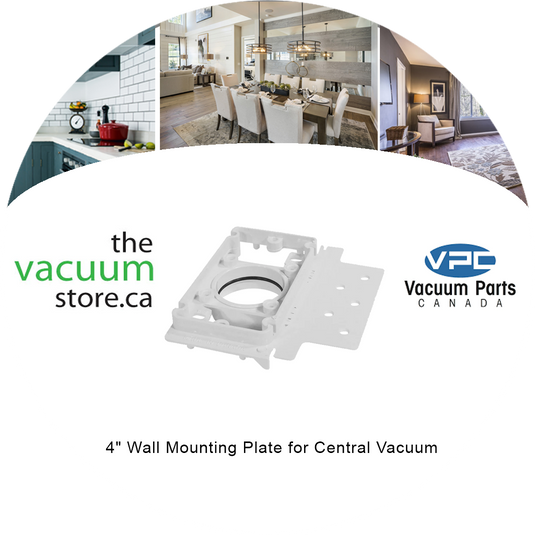 4 inches   Wall Mounting Plate for Central Vacuum