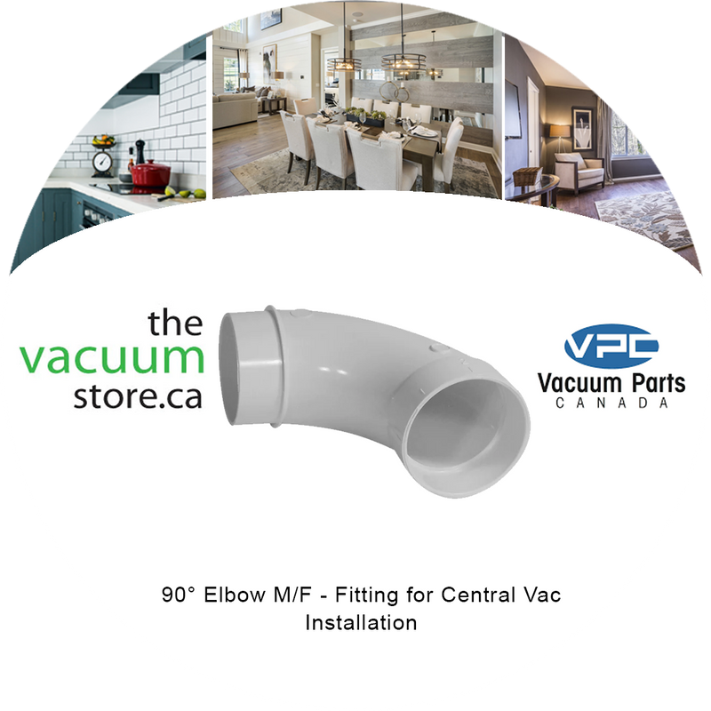 Load image into Gallery viewer, 90° Elbow M/F - Fitting for Central Vac Installation
