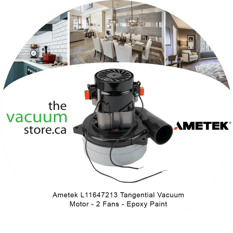 Load image into Gallery viewer, Ametek 11647200 Tangential Vacuum Motor - 404 Airwatts - 112 CFM