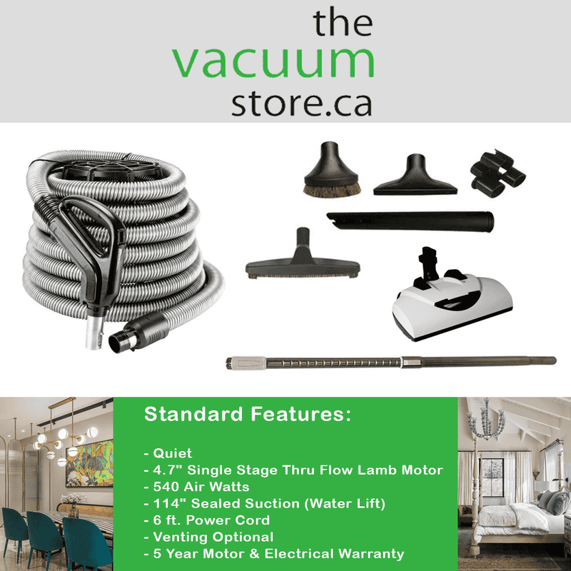 Chargez l'image dans la visionneuse de la galerie, Aspirateur central CanaVac CV587 avec ensemble électrique de luxe