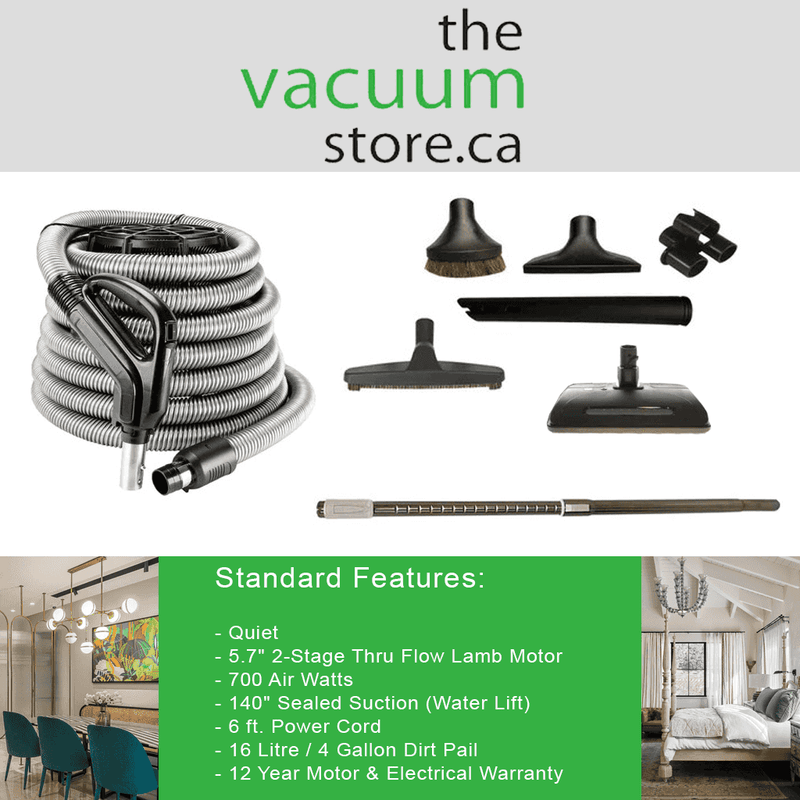 Load image into Gallery viewer, CanaVac ACAN50A Central Vacuum with SEBO ET-1 Premium Electric Package