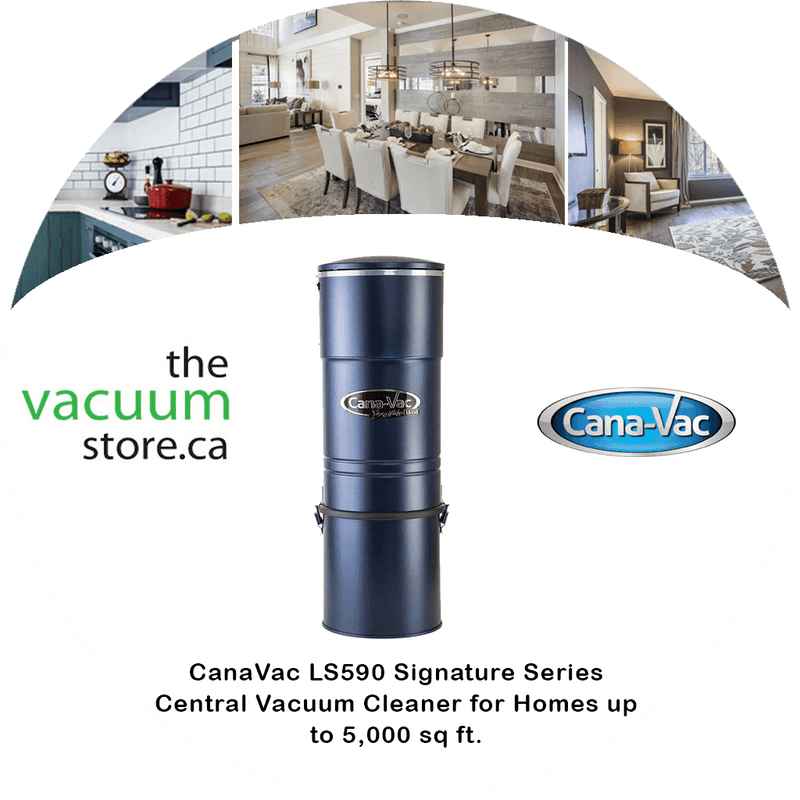 Load image into Gallery viewer, CanaVac ACAN590A Signature Series Central Vacuum Cleaner for Homes up to 5,000 sq ft.