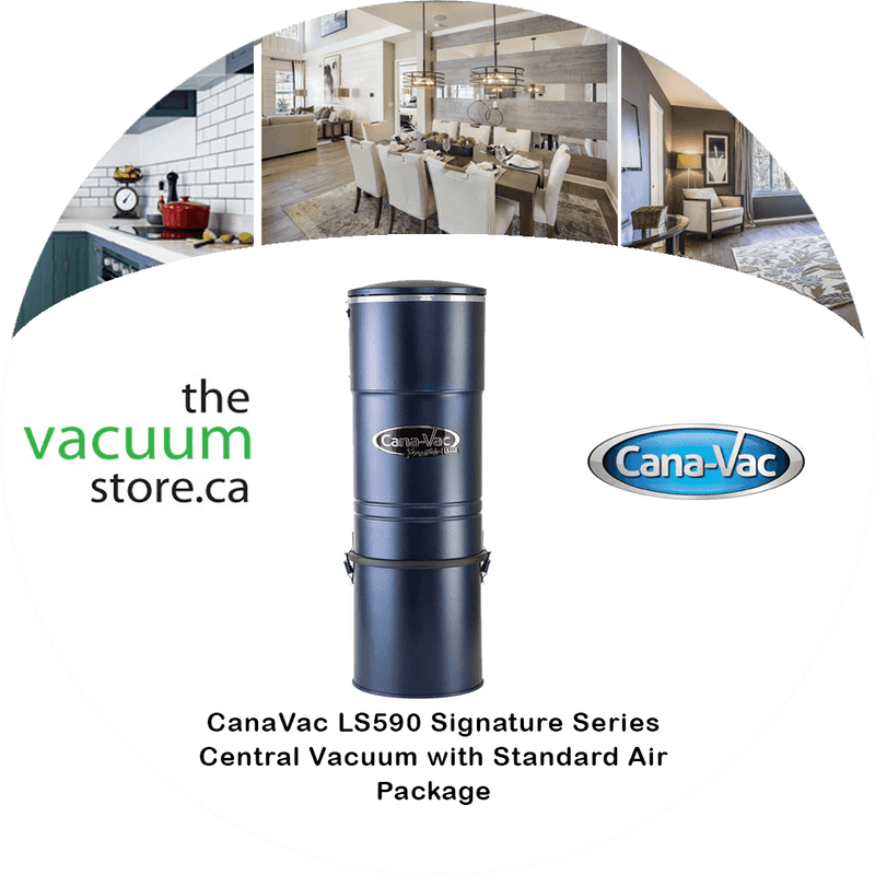Load image into Gallery viewer, CanaVac ACAN590A Signature Series Central Vacuum with Deluxe Low Voltage Air Package