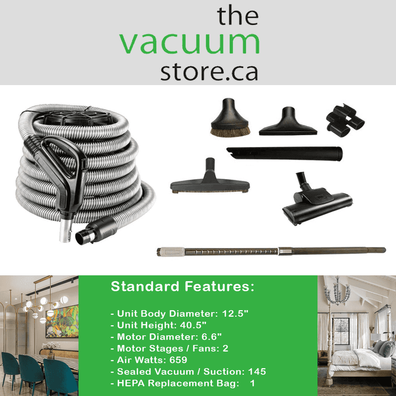 Chargez l'image dans la visionneuse de la galerie, Aspirateur central CanaVac LS790 Signature Series avec ensemble d'air standard