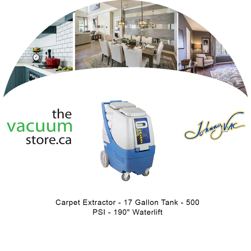 Load image into Gallery viewer, Carpet Extractor - 17 Gallon Tank - 500 PSI - 190  inches     Waterlift