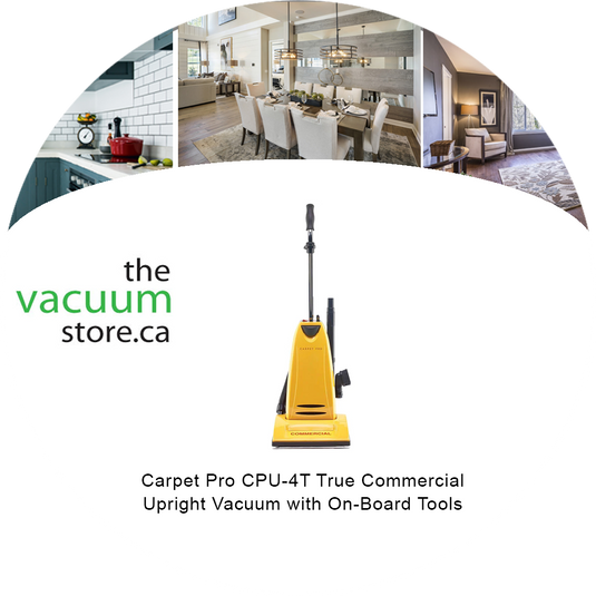 Carpet Pro CPU-4T True Commercial Upright Vacuum with On-Board Tools