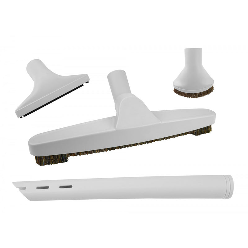 Load image into Gallery viewer, Central Vacuum Brush Kit with Floor Brush, Dusting Brush and Crevice Tool