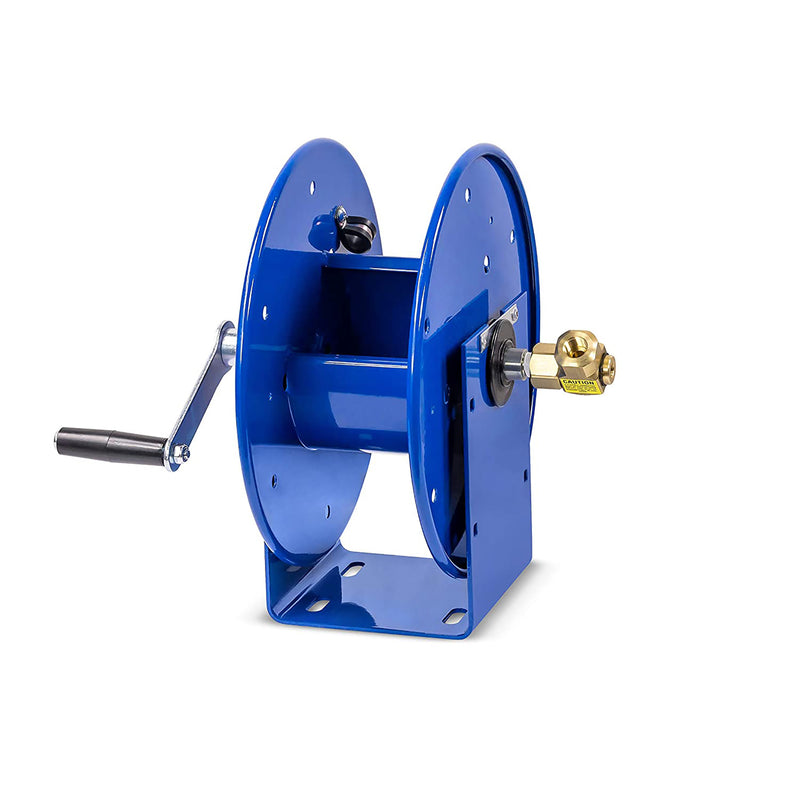 Load image into Gallery viewer, Coxreels 112-3-50 Compact Hand Crank Steel Hose Reel | 4,000 PSI | Holds 3/8 inches   x 50 inches   Length Hose