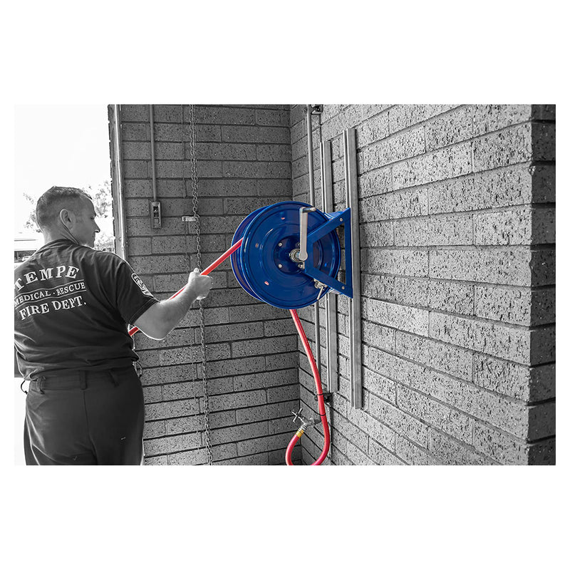 Load image into Gallery viewer, Coxreels 1125-4-100 Hand Crank Steel Hose Reel | 1125 Series | 1/2 inches   x 100 inches  , 3,000 PSI