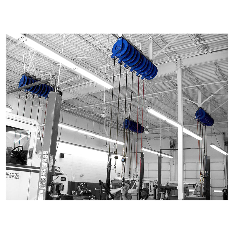 Load image into Gallery viewer, Coxreels P-LP-350 Retractable Air/Water Low Pressure Hose Reel | P Series | 300 PSI