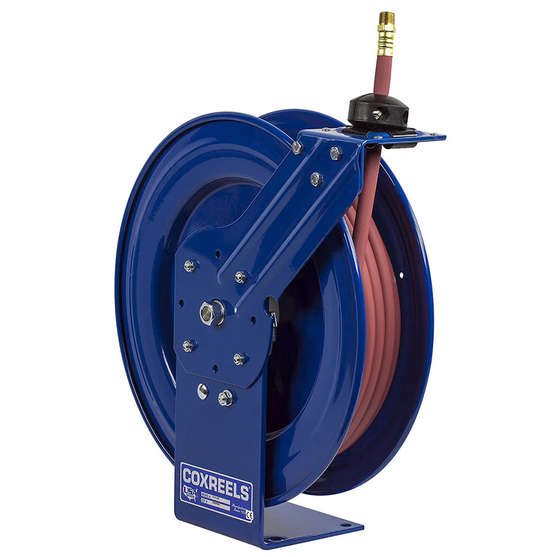 Load image into Gallery viewer, Coxreels P-LP-350 Retractable Air/Water Low Pressure Hose Reel | P Series | 300 PSI