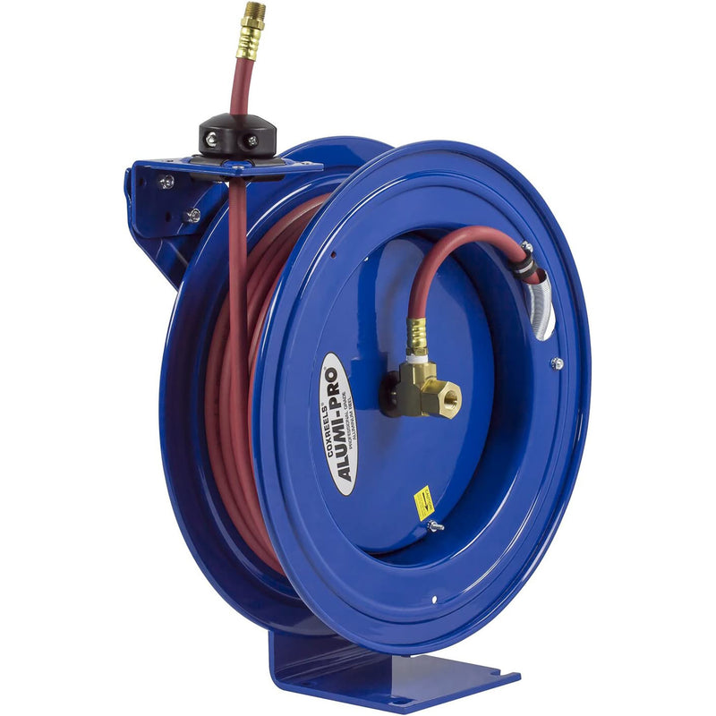 Load image into Gallery viewer, Coxreels P-LP-430-AL Spring Rewind Hose Reel for Air/Water | 300 PSI