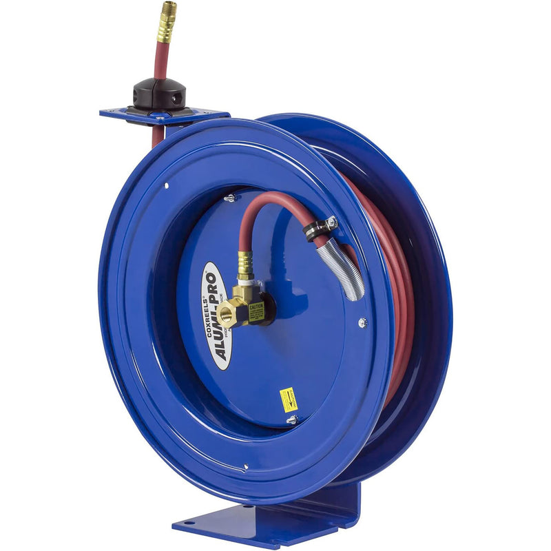Load image into Gallery viewer, Coxreels P-LP-430-AL Spring Rewind Hose Reel for Air/Water | 300 PSI