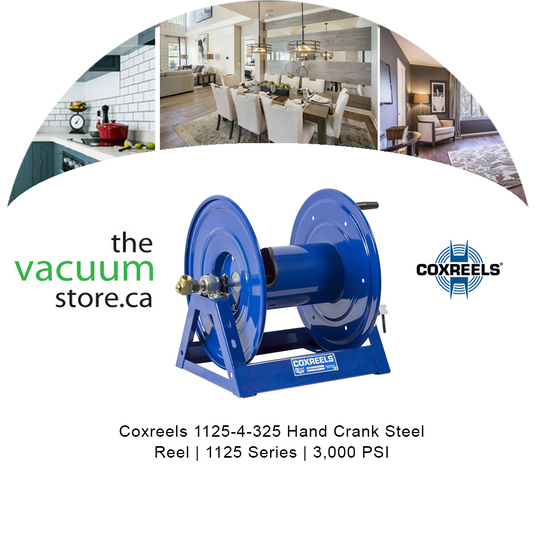 Coxreels 1125-4-325 Hand Crank Steel Reel | 1125 Series | 3,000 PSI