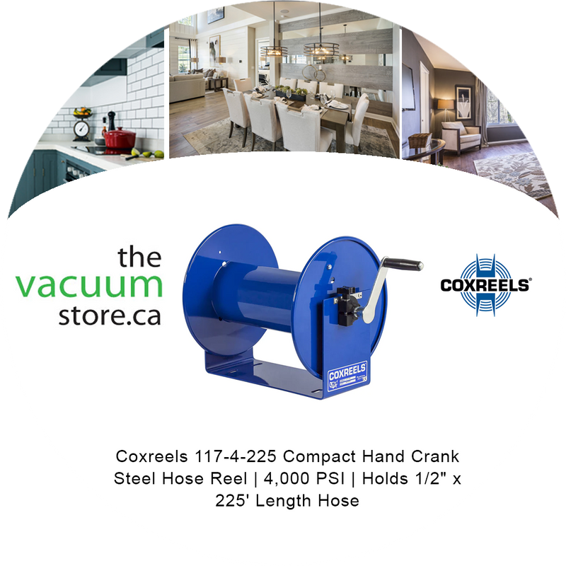 Load image into Gallery viewer, Coxreels 117-4-225 Compact Hand Crank Steel Hose Reel | 4,000 PSI | Holds 1/2 inches   x 225  Length Hose