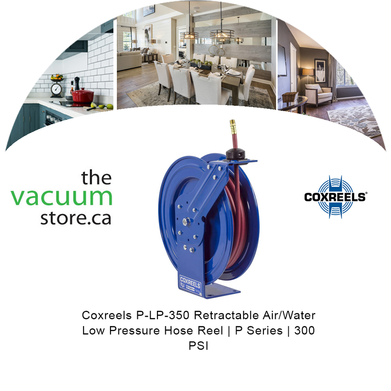Load image into Gallery viewer, Coxreels P-LP-350 Retractable Air/Water Low Pressure Hose Reel | P Series | 300 PSI