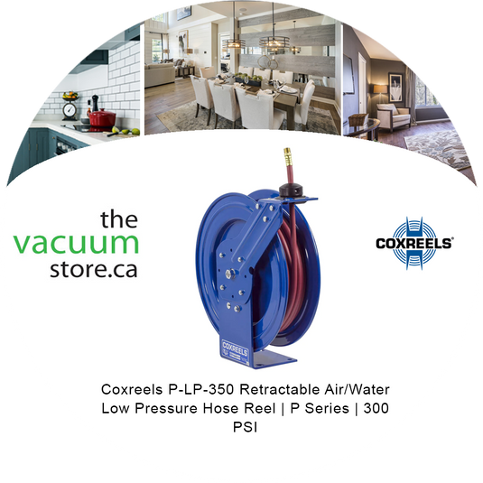 Coxreels P-LP-350 Retractable Air/Water Low Pressure Hose Reel | P Series | 300 PSI