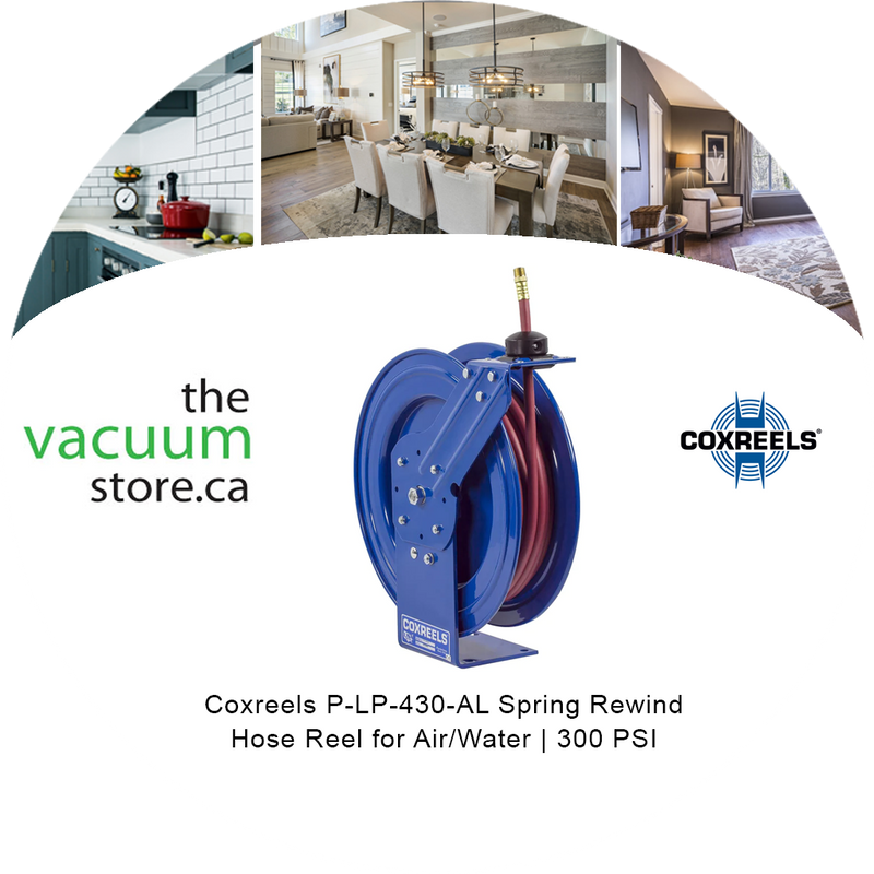 Load image into Gallery viewer, Coxreels P-LP-430-AL Spring Rewind Hose Reel for Air/Water | 300 PSI