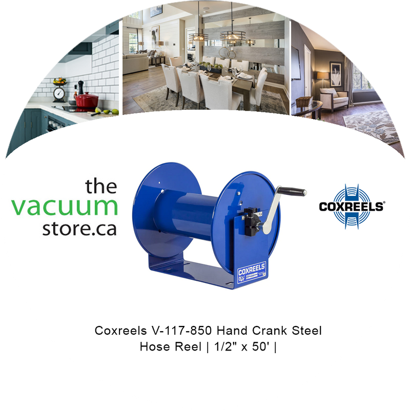 Load image into Gallery viewer, Coxreels V-117-850 Hand Crank Steel Hose Reel | 1/2 inches   x 50 inches   |