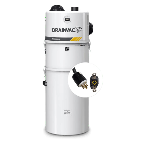 DrainVac DV1r20-27CT-Commercial Central Vacuum with Cartridge Filter
