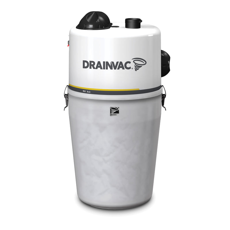 Load image into Gallery viewer, DrainVac Generation 2 Central Vacuum with 2x302 AW with Muffler and Outside Exhaust Vent
