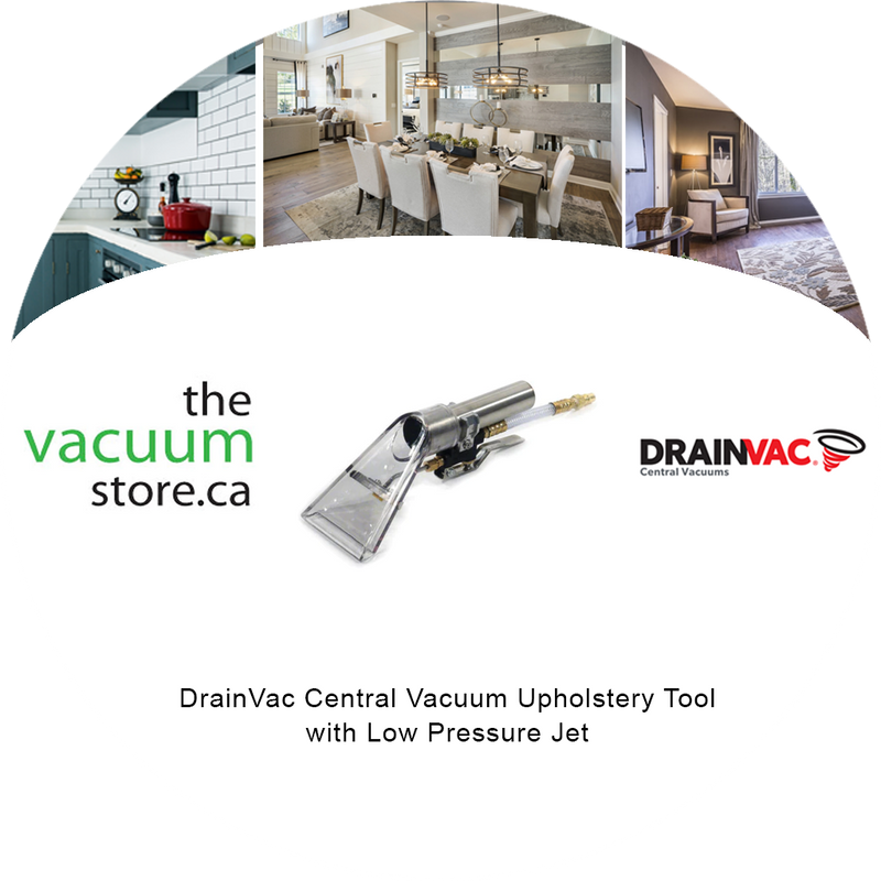 Load image into Gallery viewer, DrainVac Central Vacuum Upholstery Tool with Low Pressure Jet
