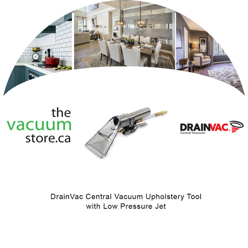 Load image into Gallery viewer, DrainVac Central Vacuum Upholstery Tool with Low Pressure Jet