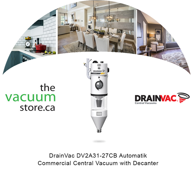 Load image into Gallery viewer, DrainVac DV2A31-27CB Automatik Commercial Central Vacuum with Decanter