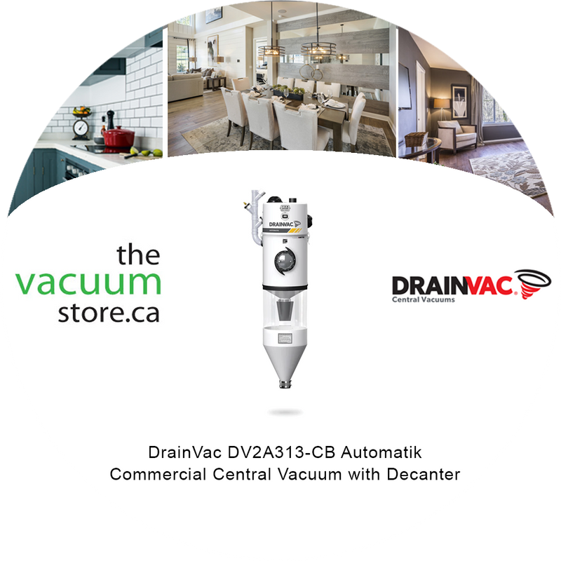 Load image into Gallery viewer, DrainVac DV2A313-CB Automatik Commercial Central Vacuum with Decanter
