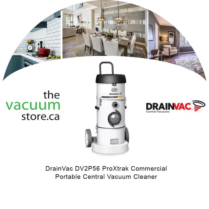 Load image into Gallery viewer, DrainVac DV2P56 ProXtrak Commercial Portable Central Vacuum Cleaner