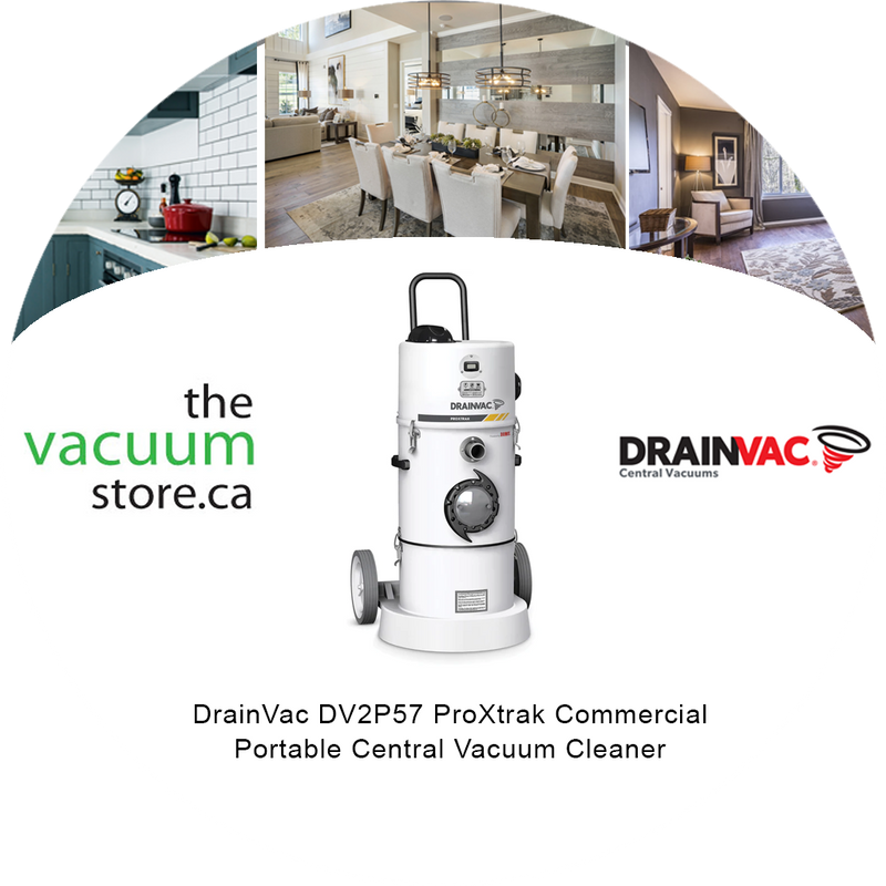 Load image into Gallery viewer, DrainVac DV2P57 ProXtrak Commercial Portable Central Vacuum Cleaner