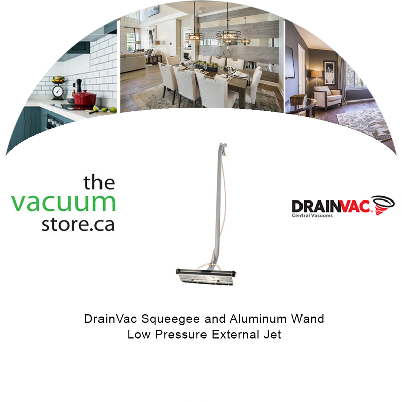 Load image into Gallery viewer, DrainVac Squeegee and Aluminum Wand | Low Pressure External Jet