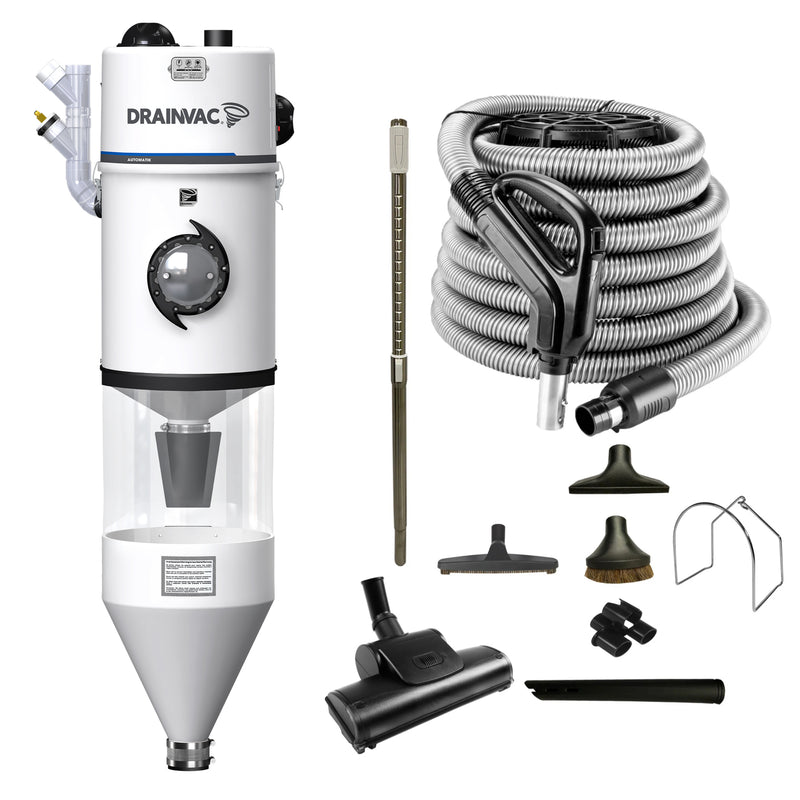 Load image into Gallery viewer, DrainVac Automatik Central Vacuum with Deluxe Air Package