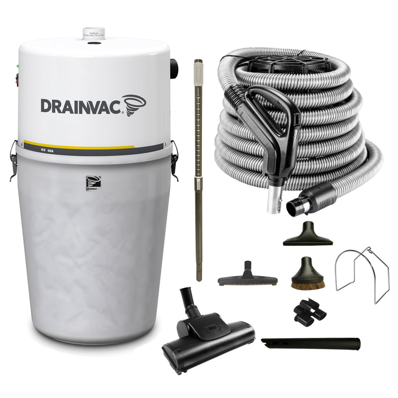 Load image into Gallery viewer, DrainVac G2-008 Central Vacuum with Deluxe Air Package