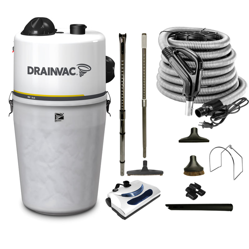 Load image into Gallery viewer, DrainVac Generation 2 Central Vacuum with Basic Electric Package

