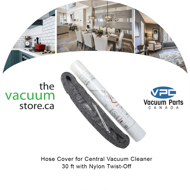 Load image into Gallery viewer, Hose Cover for Central Vacuum Cleaner - 30 ft with Nylon Twist-Off